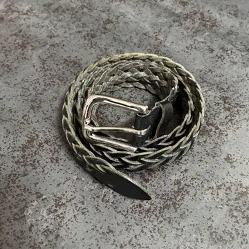 화이트하우스 메쉬 벨트 블랙 30-75