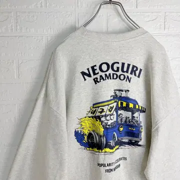 [레어] 너구리라면 RAGEBLUE 한국 맨투맨 트레이닝복