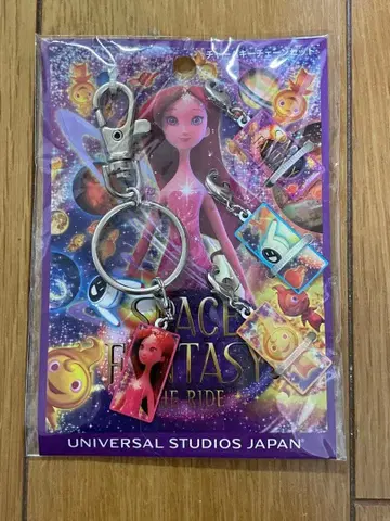 스페이스 판타지 더 라이드 유니버셜 참 키체인 세트 미사용품