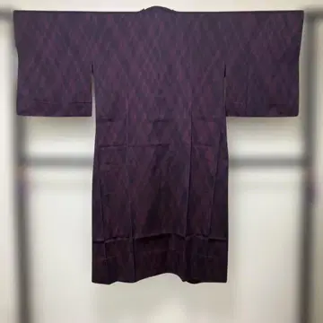 보라색 비 코트 사선 무늬 특F