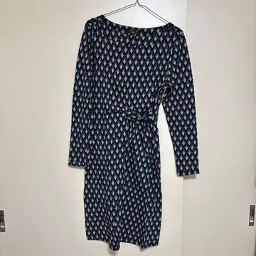 [ 새상품급 ] ZILCH 다이아몬드 패턴 긴팔 원피스 S