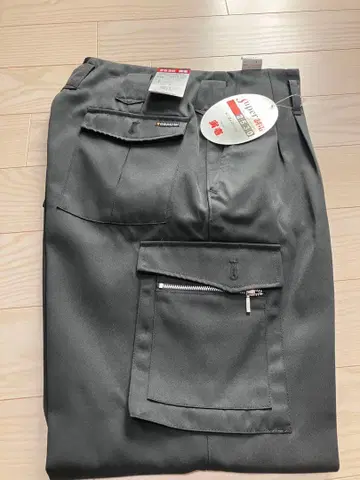 작업복 도라이치 작업옷 2530 투 턱 파워 카고 팬츠 W79 블랙