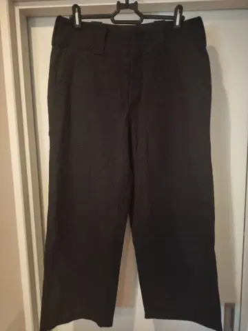 mhl. 울 플란넬 와이드 슬랙스 블랙 size3