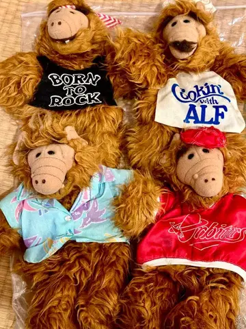 ALF 알프 버거킹 밀토이 봉제 인형 4종 컴프 빈티지