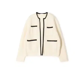 울 나일론 부클레 프론트 오픈 카디건 Ballsey