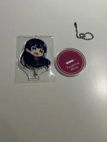 니지산지 푸치 아크릴 스탠드 키링 츠키노 미토