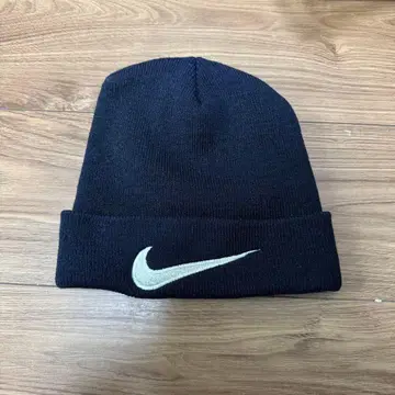 90s nike knit cap 비니 니트 모자 네이비