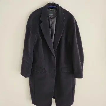 스픽 앤 스팬 W 코쿤 체스터 코트 네이비