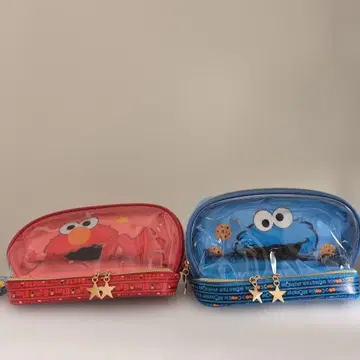 엘모 & 쿠키 몬스터 파우치 세트
