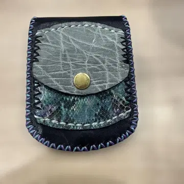 핸드메이드 접이식 지갑 뱀, 소, 코끼리, 가죽제품