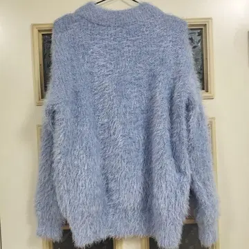 이스트 보이 코멧 블루 복슬복슬 스웨터 프리 사이즈 컨디션 최상 여성용