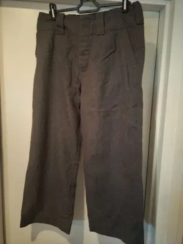 mhl. 울 와이드 팬츠 그레이 size3