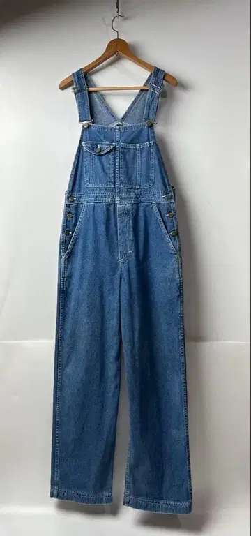 80년대 L.L.Bean 블루 오버롤 S 사이즈