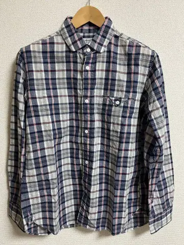 ORDINARY FITS 체크 무늬 셔츠 사이즈 3