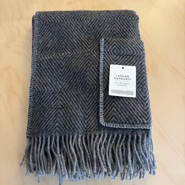 라푸안칸쿨리 MARIA 포켓 숄 ( black-grey )