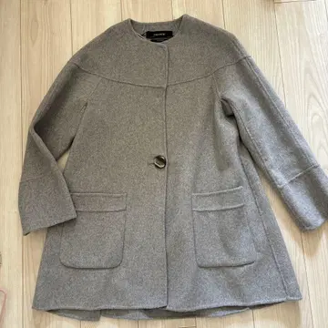 ZARA BASIC 울 노카라 코트 자라 theory