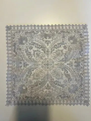 스와토우 산토우 손수건 자수 여성용 빈티지