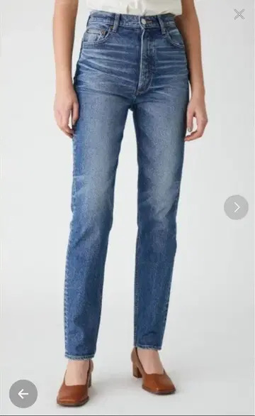 moussy 스트레이트 데님 23인치