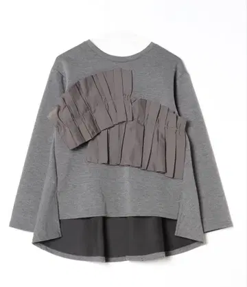 INCEDE 긴팔 티셔츠 차콜 그레이/M