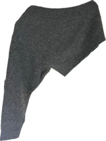 nagonstans 원숄더 니트 그레이