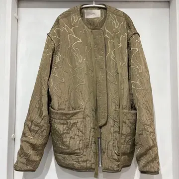 TODAYFUL Jacquard Piping Blouson 36 올리브