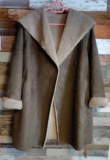 LEPSIM 인조 모피 무스탕 코트