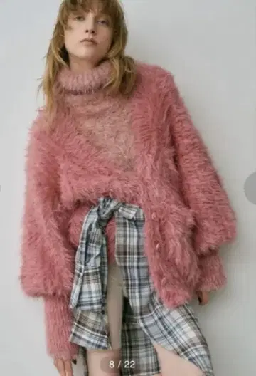 새상품급 페더얀 릴랙스 2WAY 가디건 라벨에튀드