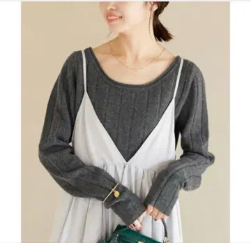 SLOBE IENA echecs 리브 니트