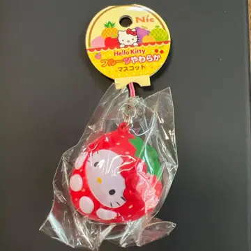 헬로키티 딸기 마스코트 스트랩