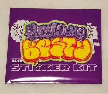 BE:FIRST HELLO MY BESTY 복슬복슬 자수 스티커