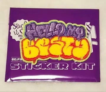 BE:FIRST HELLO MY BESTY 복슬복슬 자수 스티커