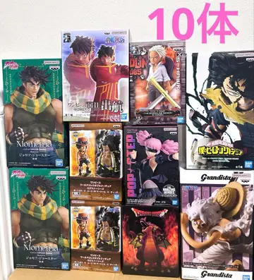 피규어 원피스 나의 히어로 아카데미아 죠죠의 기묘한 모험 10체