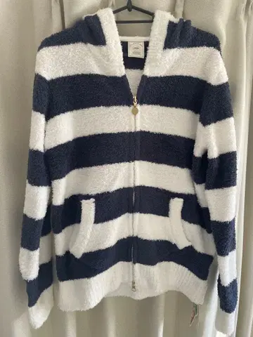 GELATO PIQUE 스트라이프 후드 부착 룸웨어