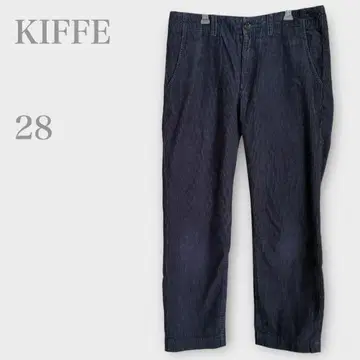 키페 코듀로이 팬츠 앵클 기장 네이비 28인치 가을/겨울