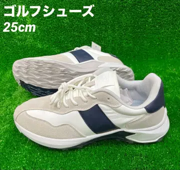 [ 새상품 ] 골프화 스파이크리스 25.0cm 메가 MG-2401 네이비