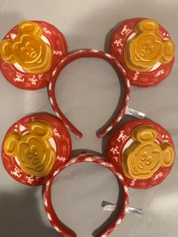 디즈니 머리띠 와플 팬케이크