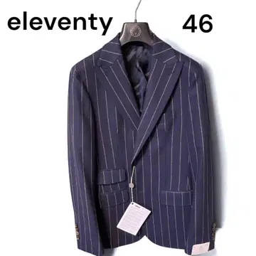 택 포함 새상품 이탈리아제 eleventy 울 캐시미어 자켓 46