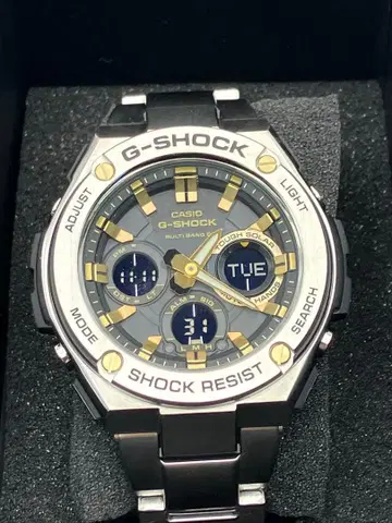 미사용 새상품 G-SHOCK GST-110D 카시오 솔라 전파 시계