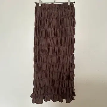 LEPSIM 렙심 무지 셔링 스커트 프리 사이즈 브라운