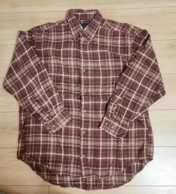 American Cloar 체크 플란넬 셔츠 M