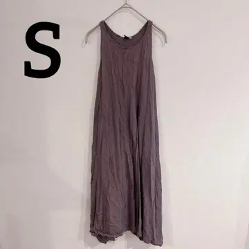 익명 배송 티셔츠 원피스 [ S ] 퍼플 슬리브리스