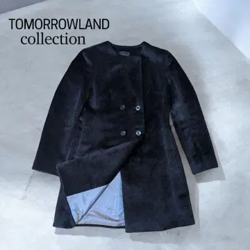 새상품급 TOMORROWLAND 컬렉션 고급 블랙 코트
