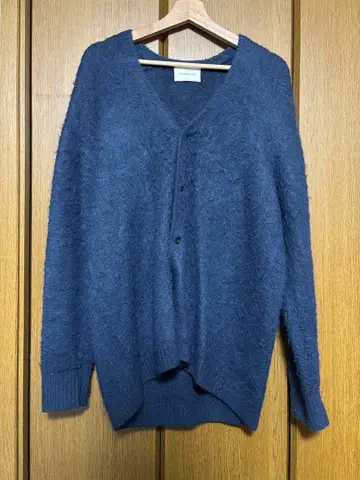 네이비 버튼 가디건
