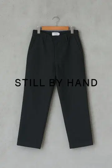 STILL BY HAND 슬랙스 팬츠 울 혼방 테이퍼드 실루엣