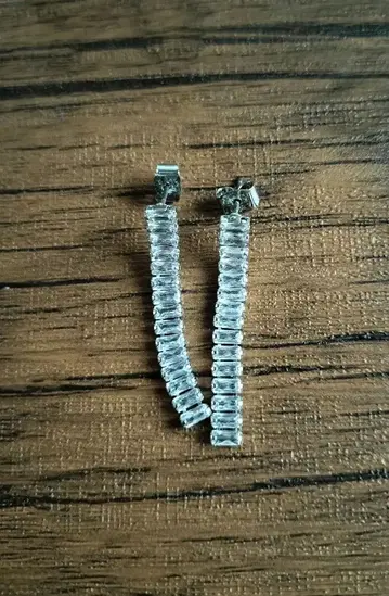 엘레강트 귀걸이 다이아몬드풍 드레스 귀찌 라보그로운