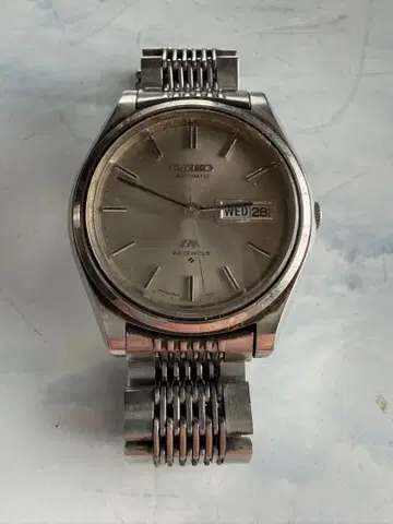 SEIKO 자동 시계 실버