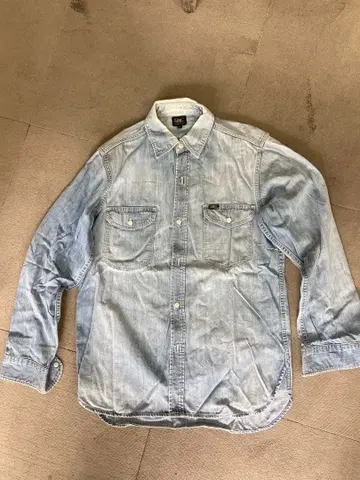 lee 데님 셔츠 M 사이즈 라이트 블루