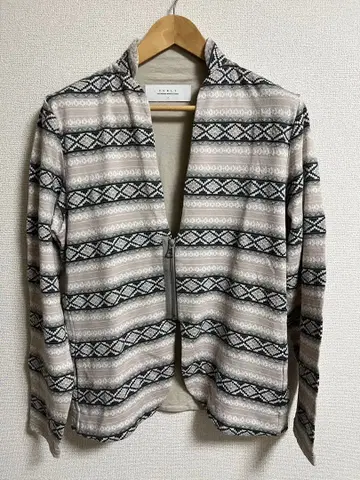 CURLY 스트라이프 패턴 가디건 사이즈 3