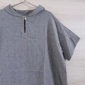 [ 사만사 모스모스 ] 새상품급 여성용 튜닉 넉넉한 핏 체크