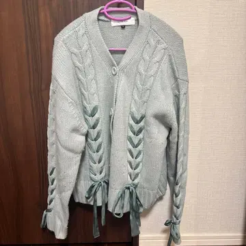 LE CIEL BLEU 그레이 가디건 36